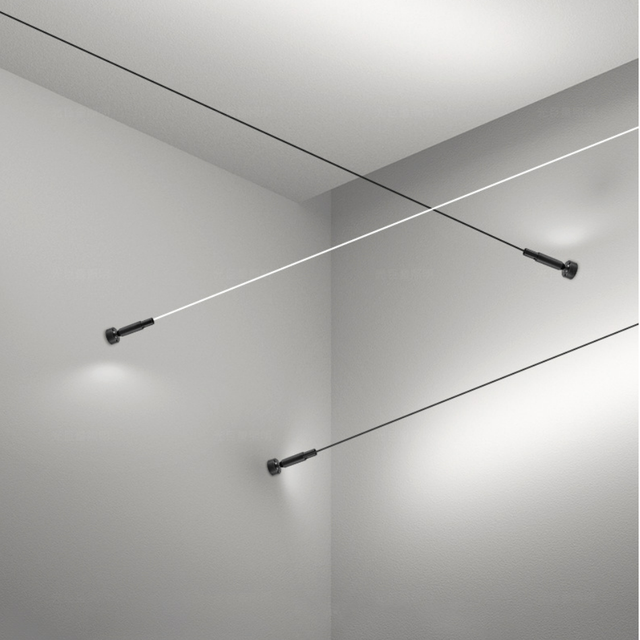 Manufacturer Price Up&Down Light 360 Rotation Cuttable Steel LED Strip Light LED Skyline Linear Light for Bedroom Living Room