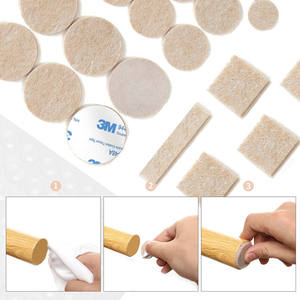 Coussinets de meubles en <span class=keywords><strong>feutre</strong></span> auto-adhésif, glissières de sol de meubles, chaises à protection contre les rayures - Product Image 3