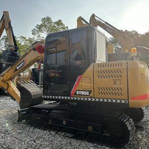 รถขุดมือสอง Sany SY95C น้ำหนัก 9.5 ตัน สภาพดี ใช้งานได้ ผลิตในจีน พร้อมเครื่องยนต์และปั๊มเกียร์ - มีสินค้าในสต็อกจากโรงงานโดยตรง - Product Image 2