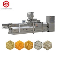 100-1000kgh Offre Spéciale ligne de production de riz enrichi extrudeuse de riz artificiel automatique équipement FRK Machine à riz doré