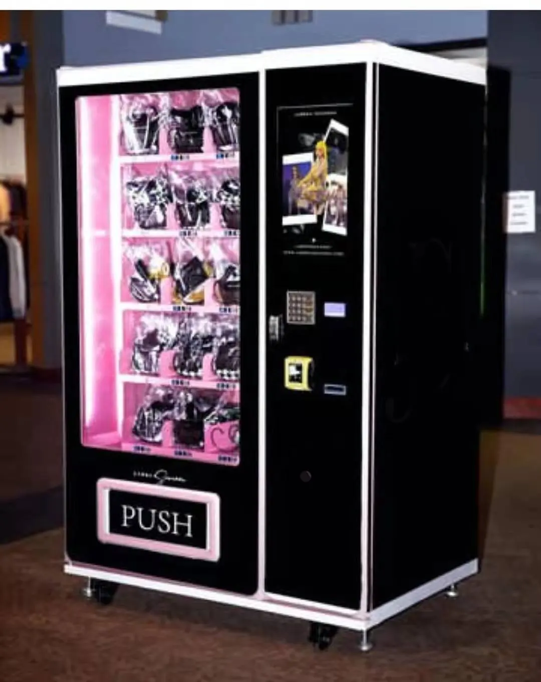 Wholesale automatic clothing vending machine with free custom design vending machine for sale