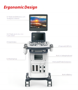 Échographe portable Zoncare P7 à livraison rapide et échographe Doppler couleur 3D 4D pour usage hospitalier humain avec une qualité parfaite - Product Image 2