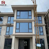Ventana y Puerta de Alta Gama con Sistema de Rotura Térmica de Aleación de Aluminio, Apertura Horizontal para Sala de Estar, Baño y Proyectos de Ingeniería
