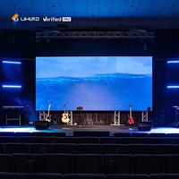 UHLED İç Mekan Led Ekran P1.95 P2.604 P2.976 P3.91 500x1000mm İç Mekan LED Video Duvarı Festival Sahne Ekranı için