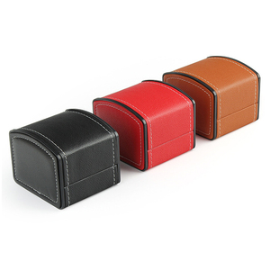 PU da người đàn ông duy nhất cổ tay Quà Tặng bao bì tùy chỉnh sang trọng hộp đồng hồ - Product Image 6