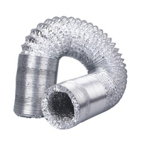 Prix usine Offre Spéciale Flexible 4 ''5'' 6 ''8'' 10 ''12'' conduit en aluminium pour tente de culture serre sèche conduit d'évent