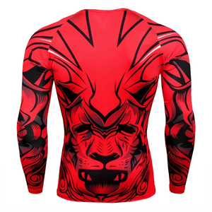 2025 hommes entraînement Compression ensemble pantalons et chemises à manches longues hiver haute qualité personnalisé vêtements de sport hommes 100% coton - Product Image 3