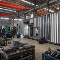 Générateur diesel Weichai 500 kW à haute efficacité, super silencieux, démarrage automatique, ATS pour projets miniers et de construction, 625 kVA, conteneur