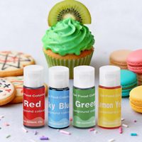 Colorant alimentaire en gel comestible 28g pour la décoration de gâteaux, crèmes et biscuits