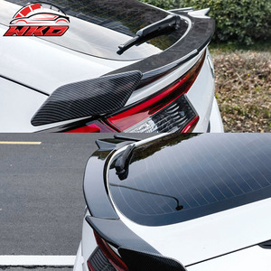 เหมาะสำหรับ Honda Civic รุ่นที่ 11 Hatchback ปี 2022-2026 สปอยเลอร์หลังทรง IKON ลายคาร์บอนไฟเบอร์ - Product Image 3