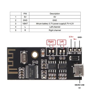 M38/28/18 Không Dây <span class=keywords><strong>Bluetooth</strong></span> MP3 Âm Thanh Receiver Hội Đồng Quản Trị Blt 4.2 Âm Thanh Receiver Hội Đồng Quản Trị Không Dây Stereo Mô-đun Âm Thanh - Product Image 5