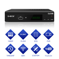 Serveur numérique HD iks fta canaux 1080P DVB S2 décodeur décodeur Sunplus puce H.264 DVB S2 récepteur de télévision par satellite