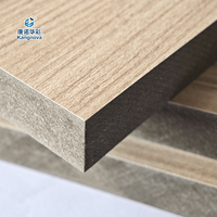Panneau en MDF de haute qualité de 16 mm, design moderne, surface en placage de bois, émission de formaldéhyde E2, pour l'utilisation de meubles de cuisine, vente en gros