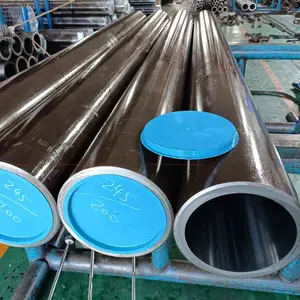 Cylindre hydraulique tube aiguisé baril de cylindre en acier au carbone sans soudure ST52 H8 fabricant
