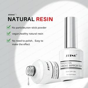 JTING Professionnel Facile à Utiliser Végétalien Résine Naturelle Chrome Magic Mirror Powder Top Coat Gel Polish Sans Poudre Collante OEM Topcoat - Product Image 4