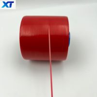 Ruban adhésif alimentaire PET rouge simple face pour emballage alimentaire