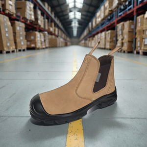 גרגר מלא גברים פלדה הבוהן עבודת מגפיים מעור בטיחות נעלי בית zapatos de mujer seguridad hombre cuero תעשייתי - Product Image 5