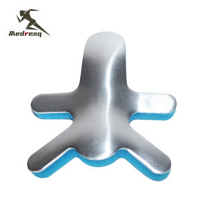 Medresq Attelle médicale de doigt en alliage d'aluminium rembourrée en mousse pour les premiers soins Attelle de pouce pour stabilisation des doigts cassés et blessés - Product Image 2