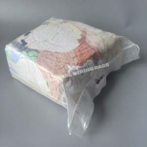 Trapos de Toalla de Algodón Puro Reciclados de Colores, Selección Sostenible para Limpieza y Cuidado en Instalaciones - Product Image 1