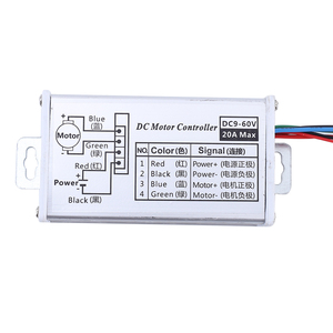 <strong>DC</strong> <strong>Motor</strong> <strong>Speed</strong> <strong>Controller</strong> 20A 9V 12V 24V 36V 48V 60V <strong>Motor</strong> Driver Module <strong>PWM</strong> <strong>Controller</strong> Metal Shell - Product Image 3
