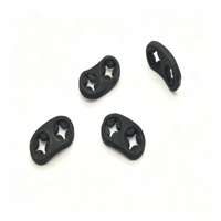 Attaches-cordons en plastique à double trou en forme de 8, mini-ajusteurs de cordon élastique en forme de 8 pour les attaches d'élastiques de masque