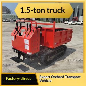 Camion à benne basculante agricole à chenilles de petite taille, version transporteur, fourni par les fabricants, 1,5 t, pour vergers - Product Image 1