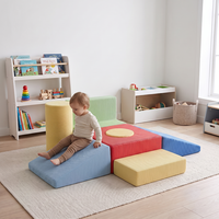 Blocs d'escalade modulaires en mousse souple pour l'intégration sensorielle des tout-petits, jeu d'intérieur, blocs de construction multi-formes pour grimper et glisser