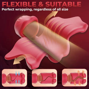 Nouveau avion tasse lèvre formateur grand clip à lèvres pour hommes gland Masturbation masseur produits sexuels jouets sexuels masculins - Product Image 5