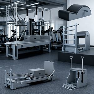 Nouveau modèle de reformer <span class=keywords><strong>Pilates</strong></span> avec écran numérique et connectivité Bluetooth pour des séances d'entraînement guidées par application - Product Image 4