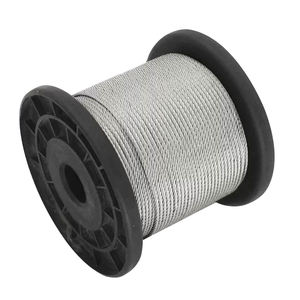 鋼線ロープ8mm ~ 20mm 1*7/1*19/7*7/7*19高強度亜鉛メッキ工場メーカー - Product Image 2