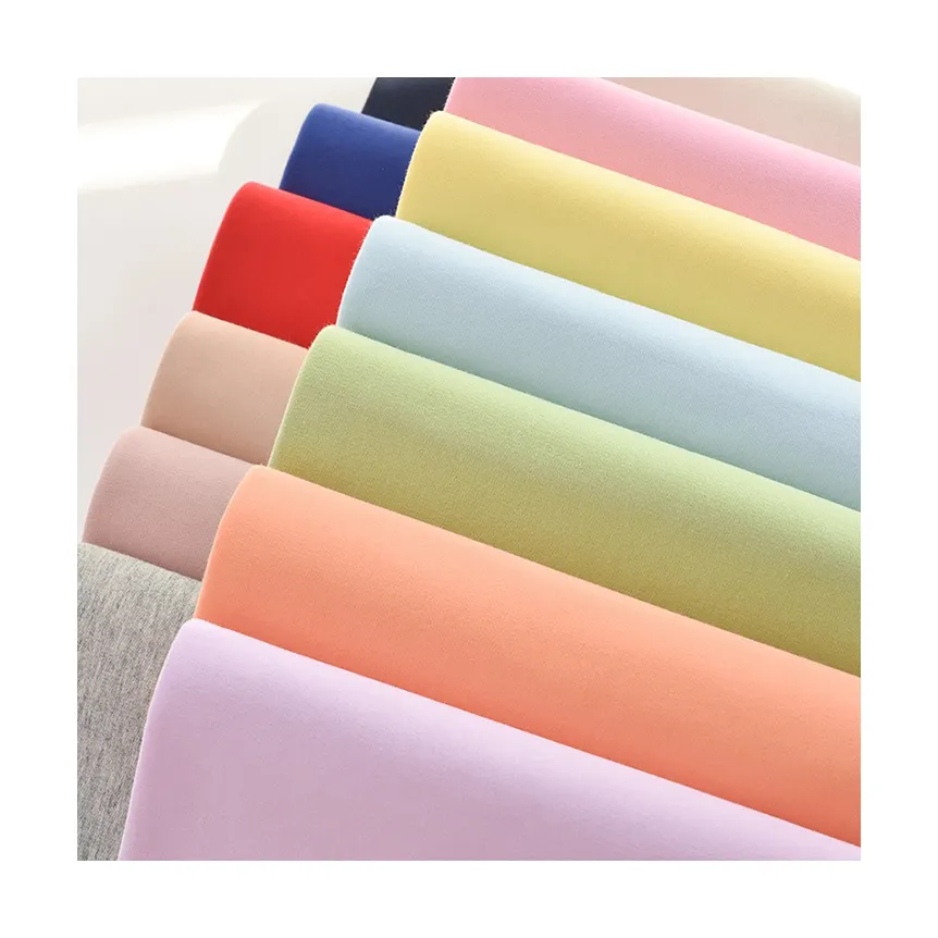 Boran Textile Free Sample China Manufacturer Organic Knitting Organic 100% Cotton Single Jersey Knit Fabric