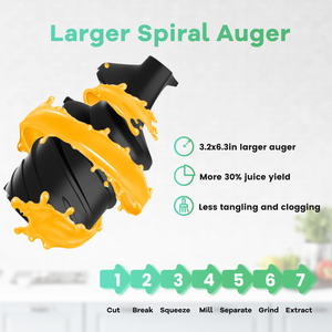 Extractor de Frutas y Verduras al por Mayor, Máquina Comercial Multifuncional de Boca Ancha, Prensado en Frío, Masticación Lenta, para Uso Doméstico - Product Image 5