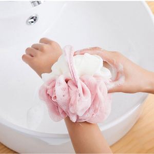 Nouvelle Offre : Boule de Douche en Maille Bicolore, Épaisse et Moelleuse, Motif Floral - Product Image 4
