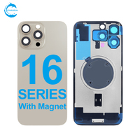 STAROZON – Verre arrière en stock pour iPhone 16 Plus Pro Max avec aimant intégré