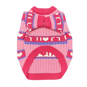 Suéter Rosa para Perro, Diseño de Moda de Alta Calidad, Sudadera para Perro, Ropa para Perro de Otoño e Invierno - Product Image 1