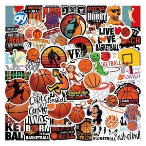 50-500 variedad de bola mixta estrella graffiti fútbol impermeable extraíble cuaderno monopatín anime kawaii pegatinas - Product Image 3