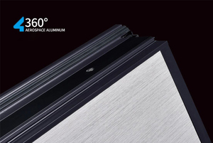 Sản phẩm hàng đầu hiện đại an ninh tùy chỉnh phía trước nhập cửa Bullet Proof bên ngoài nhôm bảng điều chỉnh cửa ra vào cho biệt thự - Product Image 3