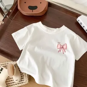เสื้อยืดแขนสั้นพิมพ์ลายอวาตาร์สำหรับผู้หญิงเสื้อถักลายการ์ตูนสีขาวยิ้มเป็นมิตรต่อสิ่งแวดล้อมสำหรับฤดูร้อน - Product Image 1