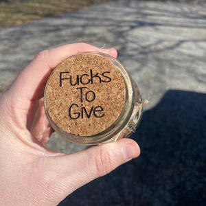 Pot de stockage en verre de 7 oz 210ml de <span class=keywords><strong>mot</strong></span> en bois, FK pour donner des pots drôles Gag cadeau <span class=keywords><strong>anniversaire</strong></span> vacances de noël cadeau drôle - Product Image 4