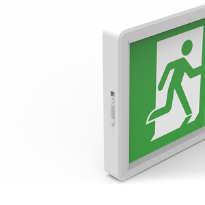 Señal de salida de emergencia de ajuste rápido, mantenida y no mantenida, montada en la pared de alta calidad, ruta de Escape de emergencia, mamparo CE SAA CB - Product Image 4