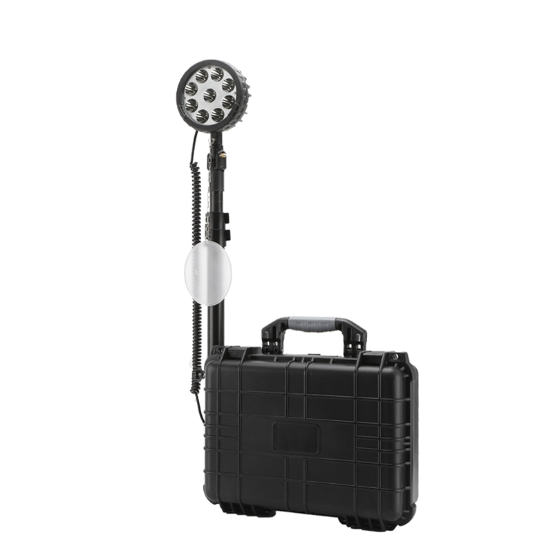 Portable 27W LED Work Light with Retractable Power Cord Mobile Explosion Proof Emergency Flashlight White Emitting for Work Lamp