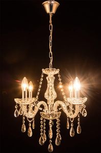 Lustre en verre de Bohème bon marché d'usine lustres à bougie Vintage classiques pour luminaire de décoration de mariage - Product Image 6