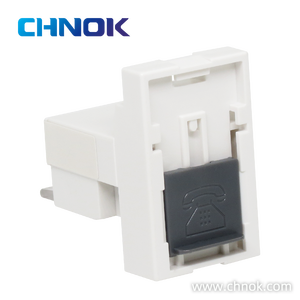 Connecteur téléphonique RJ11 Cat3 8P8C 90 degrés blanc, module de connecteur réseau, panneau de brassage, certifié ISO9001, matériau PC, 6m doré - Product Image 5