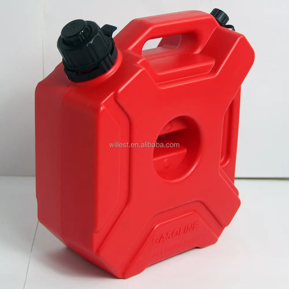 Haute qualité PEHD En Plastique Essence Jerry Peut HUTZ 5 litre réservoir de carburant du véhicule JC05PH03C bateau en plastique réservoir de carburant