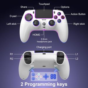 Hot Selling <b>Wireless</b> BT Vibration Motor Turbo Button Game Controller RGB Light High Quality Original Chip Joystick <b>PC</b>/Mobile - Product Image 2