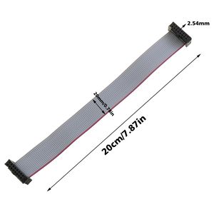 Cable Plano IDC de 16 Pines ZZHXSM, 20cm, 2.54mm, Conector Hembra-Hembra de Doble Fila para Aplicaciones FFC/FPC, Compatible con Smartphones - Product Image 1