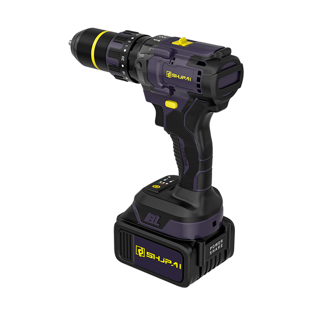 Factory Direct Sale Power Tools Electric Cordless Brushless Rechargeable Multifunctional Power 13mm Impact Drill