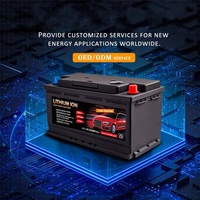 Generator portabel baterai Starter mobil Lifepo4 12v 100ah baterai asam timbal pengganti
