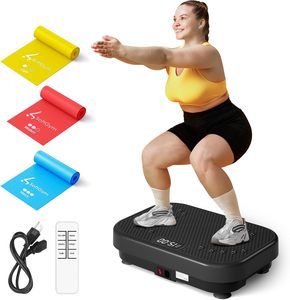 <span class=keywords><strong>Plateforme</strong></span> <span class=keywords><strong>vibrante</strong></span> multifonctionnelle noire pour entraînement corporel complet, <span class=keywords><strong>plateforme</strong></span> <span class=keywords><strong>vibrante</strong></span> verticale écologique pour fitness et amincissement - Product Image 1