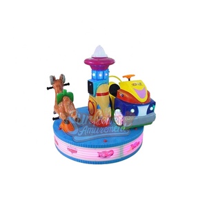 Nueva llegada pequeño carrusel de niños en moneda operado <span class=keywords><strong>juegos</strong></span> coche eléctrico y montar a caballo juego de girasol - Product Image 1